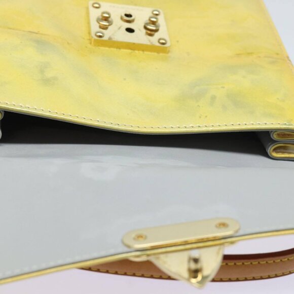 LOUIS VUITTON Monogram Vernis Spring Street Hand Bag Gris - Picture 9 of 16